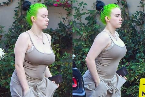 "Titties falling out again," she wrote on another photo. This time, the malfunction wasn't as revealing so Eilish got away without putting an emoji over her chest. Billie Eilish Makes Our...